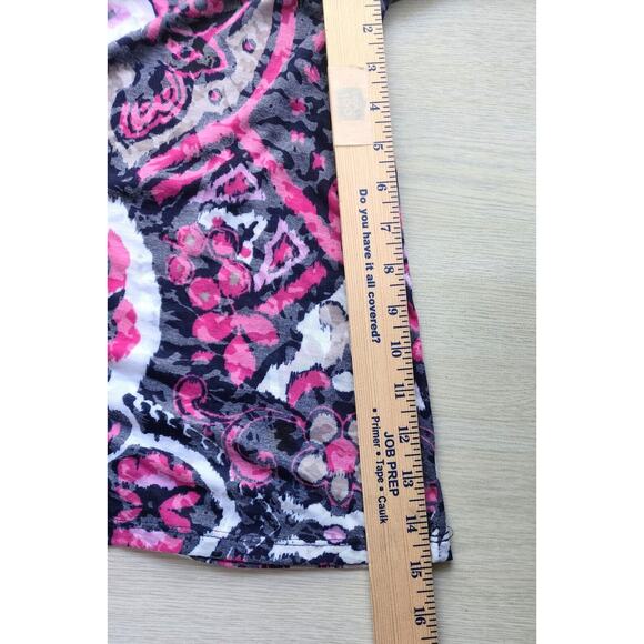 TOP/BLOUSE-INC-INTERNATIONAL CONCEPTS-Abstract-Rhinestone Neckline-Size XL (Lrg) - Picture 13 of 13